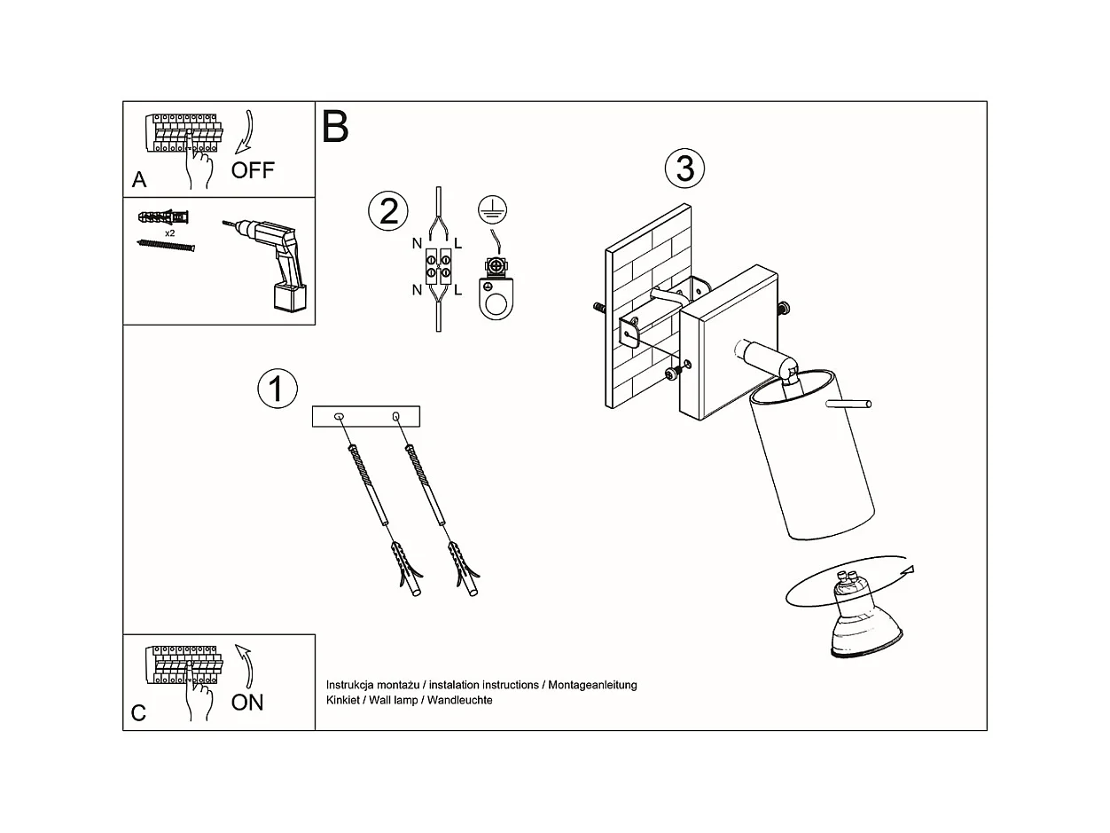 Plafonniers Briix moderne en acier - 1 sources lumineuses 3000K - L.8 x H.8 cm - chrome