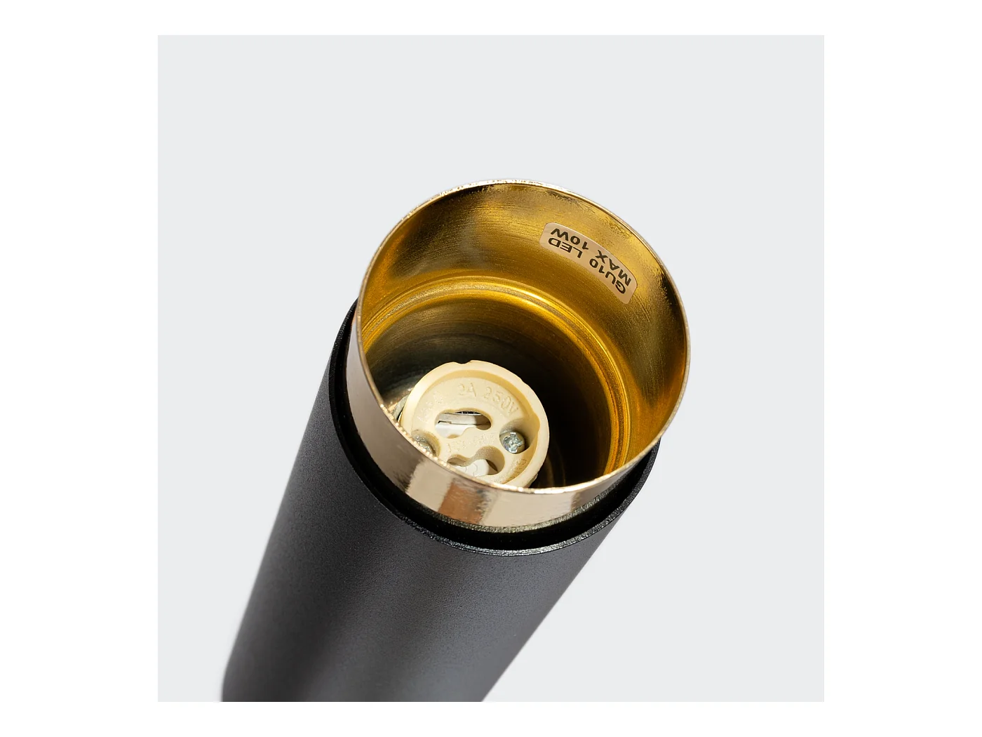 Lampada da soffitto Alvor moderno di acciaio - 1 sorgenti luminose 3000K - L.6 x A.22,5 cm - Alvor/oro