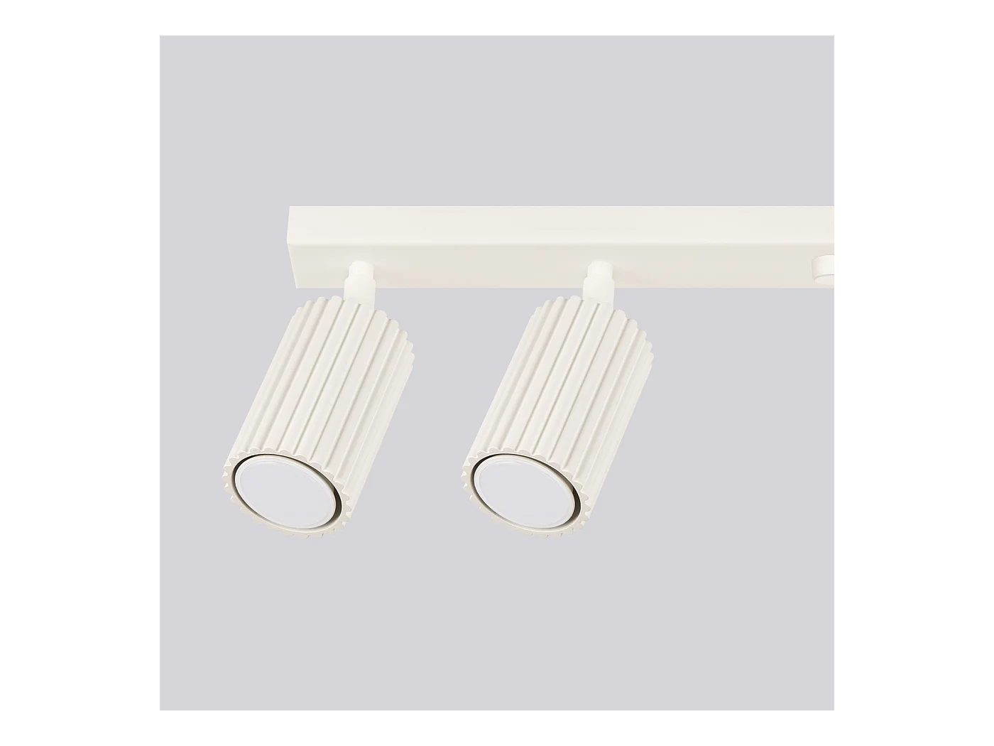 Plafondlamp Gloow minimalistisch van  - 6 lichtbronnen 3000K - L.117 x H.16,5 cm - beige