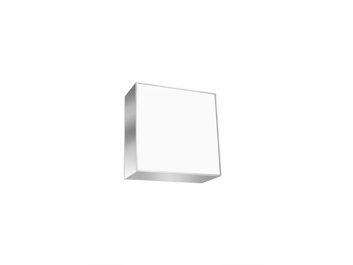Plafondlampen Care minimalistisch van  - 1 lichtbronnen 4000K - L.25 x H.11 cm - grijs