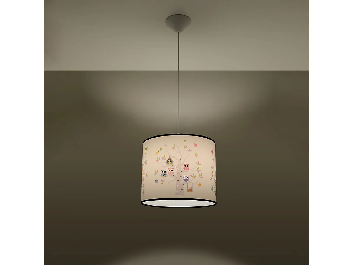 Lampy wiszące nowoczesny Gufo, PVC - 1 źródło światła 3000K - L.30 x H.82 cm - wielokolorowy