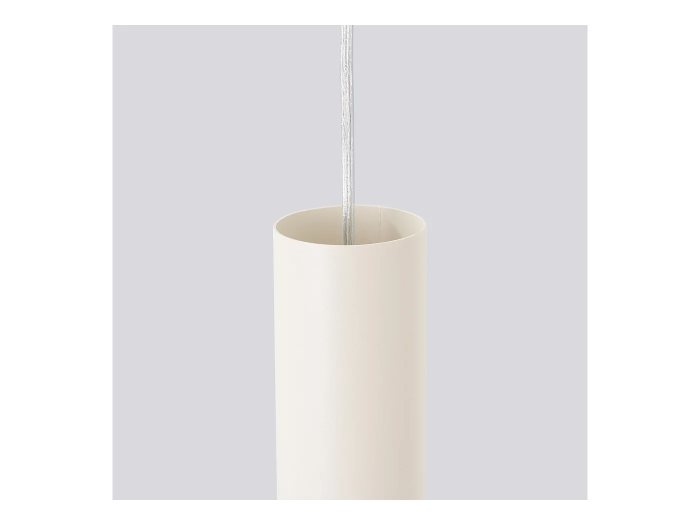 Lampa wisząca loft Toris, stal - 3 źródło światła 3000K - L.19.5 x H.108 cm - beżowy