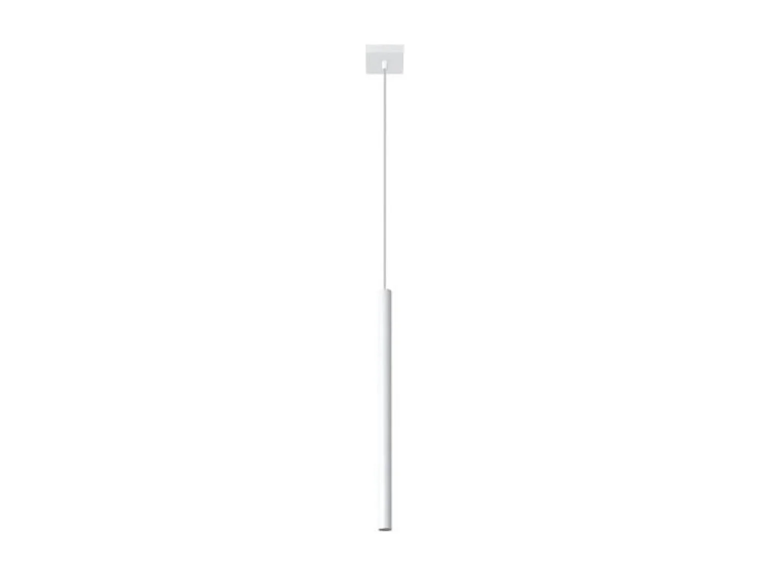 Lampes suspendues Brill moderne en acier - 1 sources lumineuses 3000K - L.8 x H.100 cm - blanc