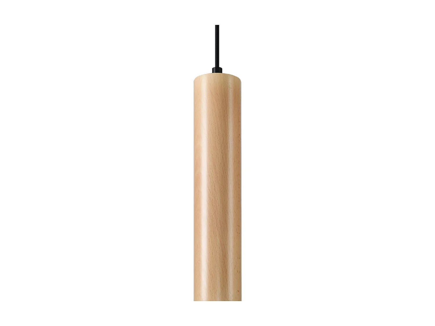 Lampes suspendues Silno scandinave en bois - 1 sources lumineuses 3000K - L.8 x H.105 cm - bois naturel