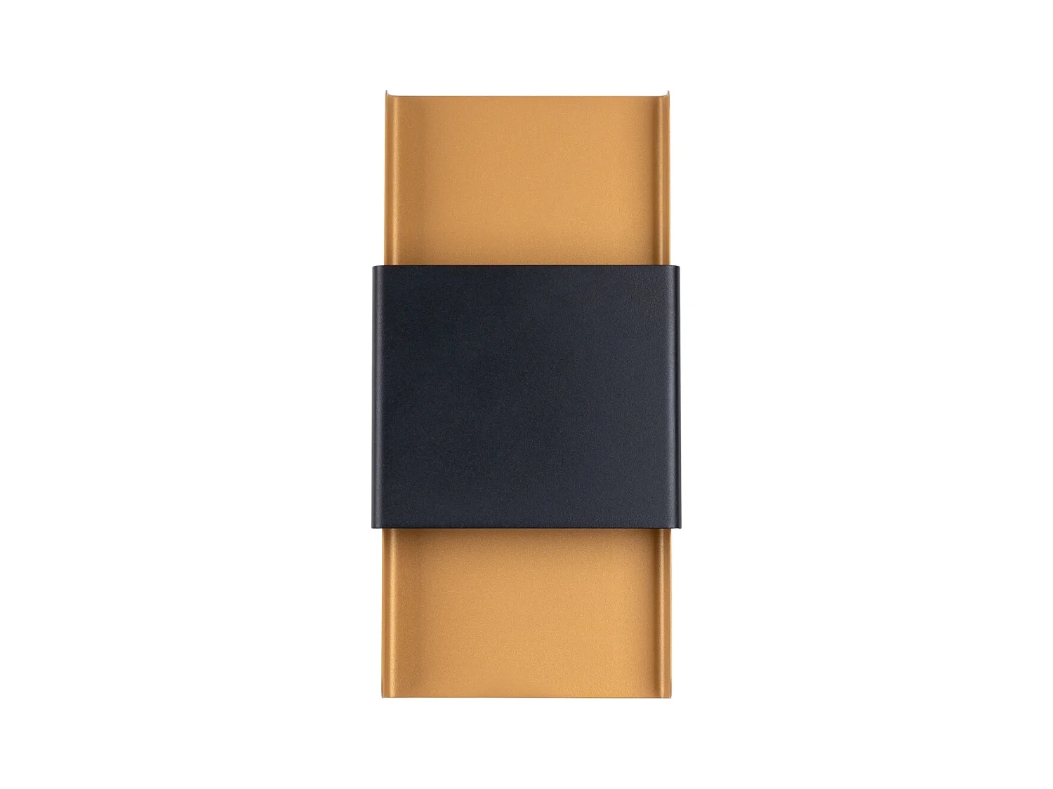 Kinkiety nowoczesny Zelfon, stal - 2 źródło światła 4000K - L.20 x H.40 cm - złoty/czarny