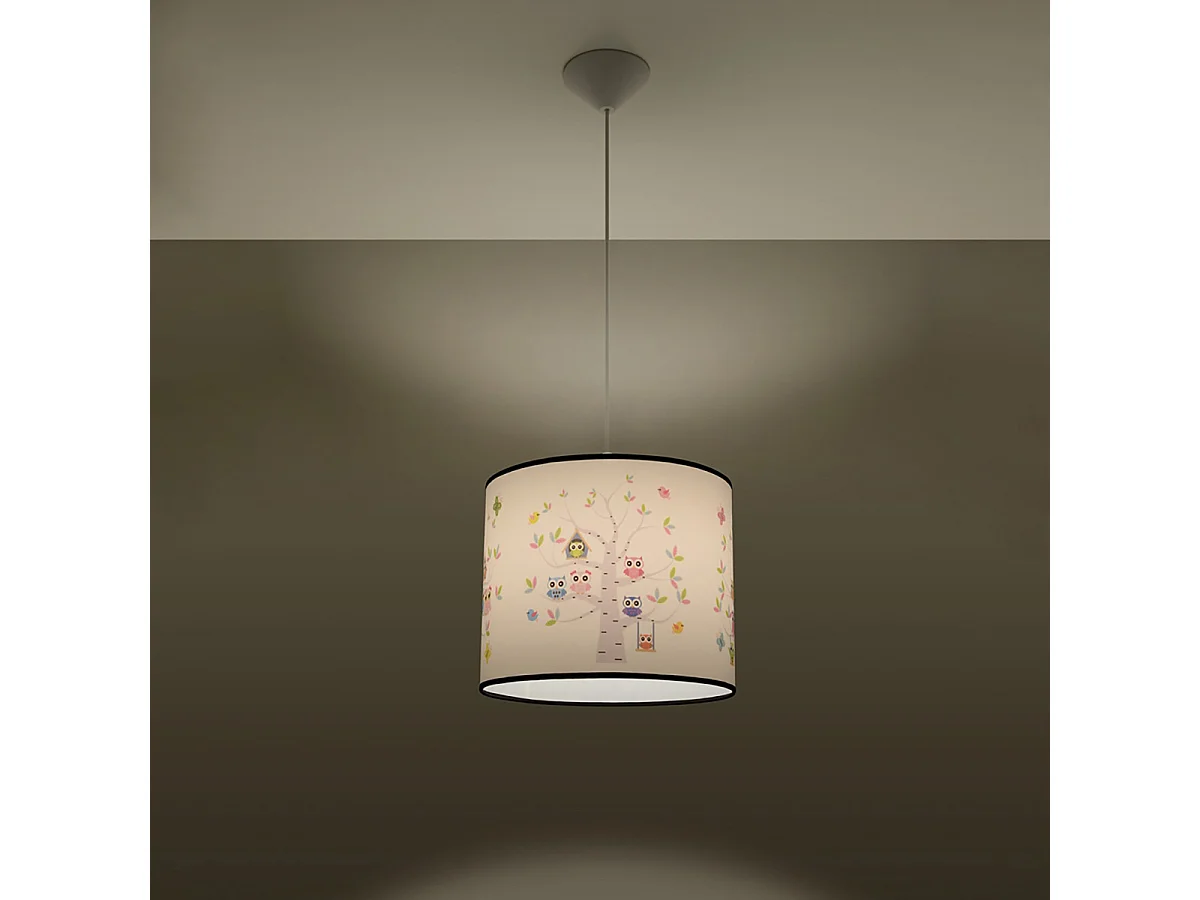 Lampy wiszące nowoczesny Gufo, PVC - 1 źródło światła 3000K - L.40 x H.82 cm - wielokolorowy
