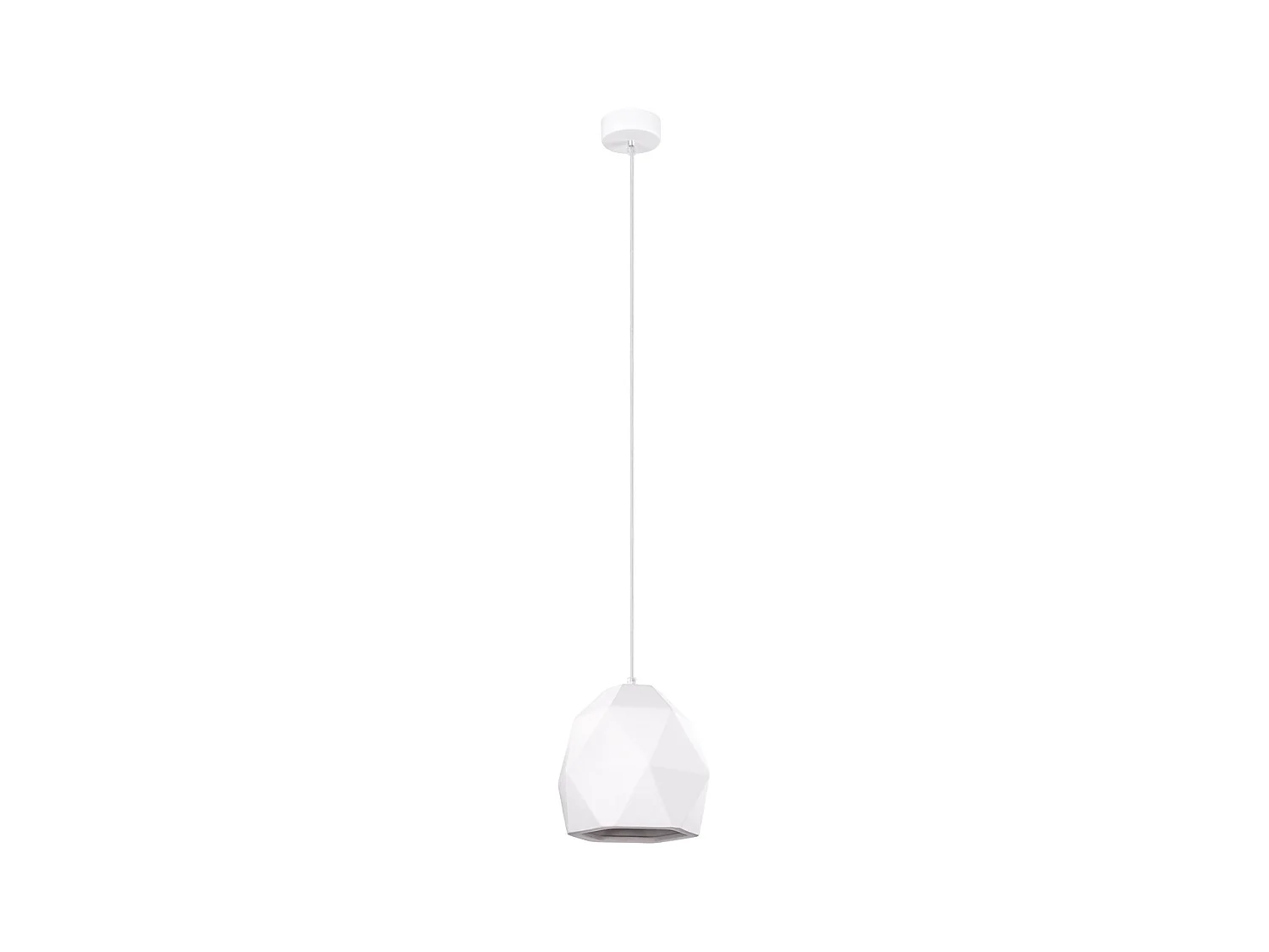 Lampes suspendues Mintx moderne en céramique - 1 sources lumineuses 3000K - L.20 x H.125 cm - blanc