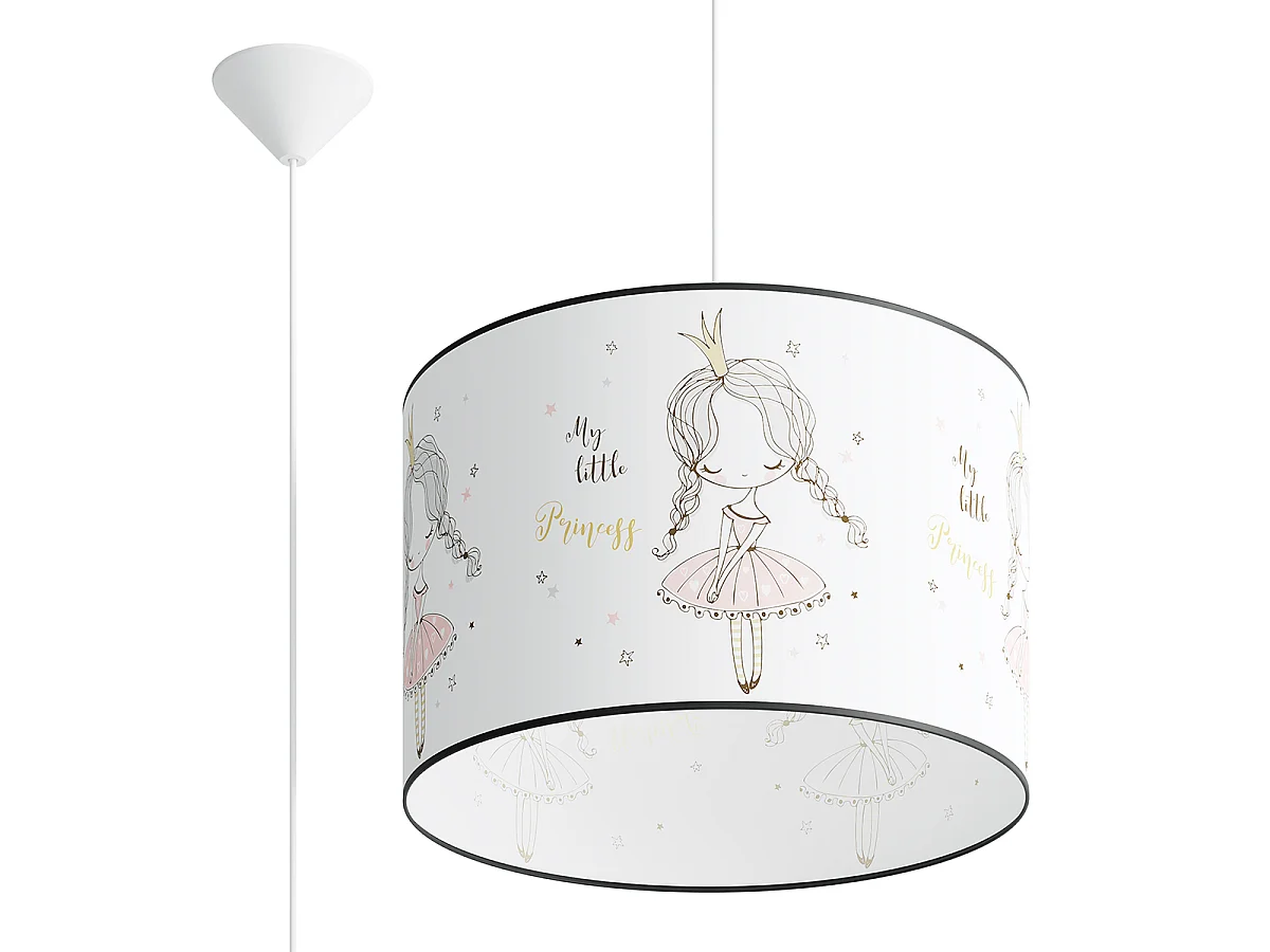 Lampes suspendues Prinesa moderne en PVC - 1 sources lumineuses 3000K - L.40 x H.95 cm - multicolore
