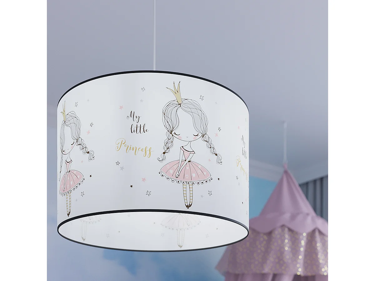 Lampes suspendues Prinesa moderne en PVC - 1 sources lumineuses 3000K - L.40 x H.95 cm - multicolore