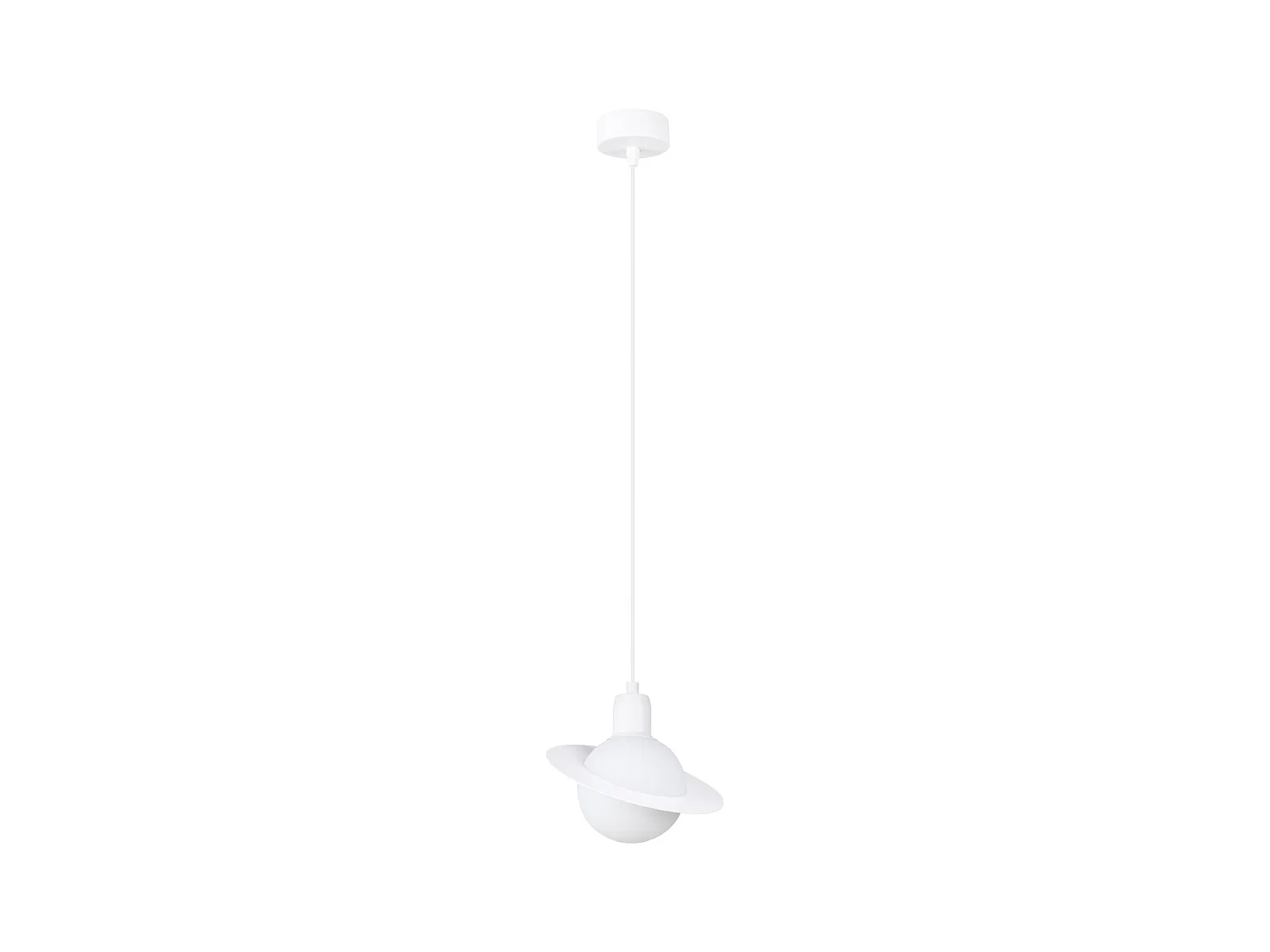 Pendelleuchten Gloxo modern aus  Stahl - 1 lichtquellen 3000K - L.20 x H. cm - Weiß