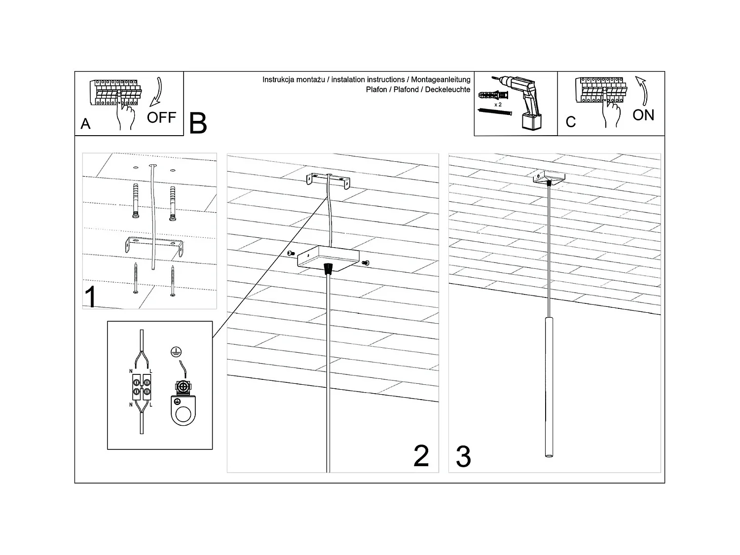 Lampada a sospensione Brill moderno di acciaio - 1 sorgenti luminose 3000K - L.8 x A.114 cm - ocra rossa