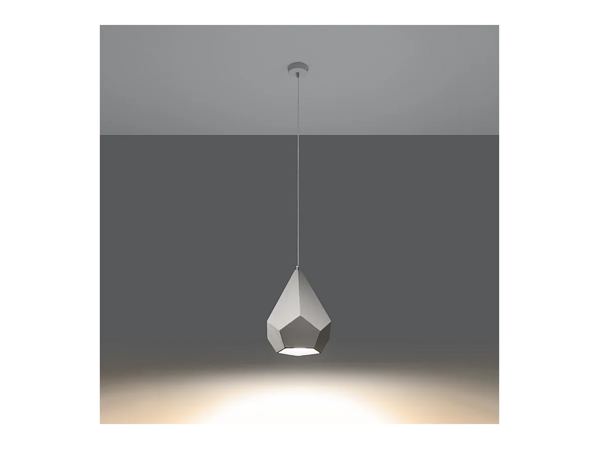 Hanglampen Litch modern van  - 1 lichtbronnen 3000K - L.25 x H.135 cm - wit