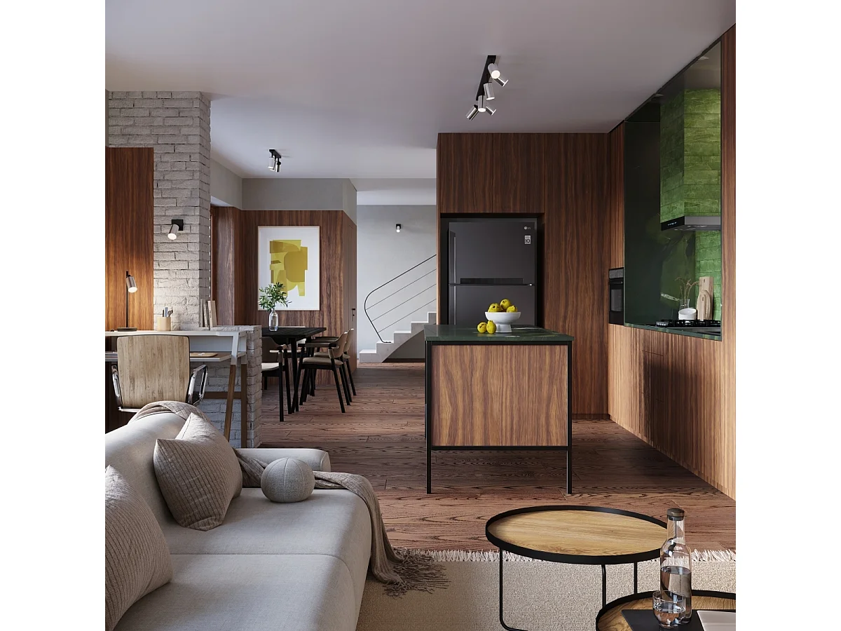 Luminárias de teto Glois moderno, aço - 2 fontes de luz 4000K - L.30 x H.18.5 cm - preto/cromado