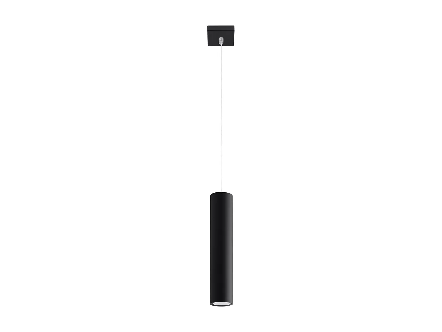 Lampes suspendues Toris moderne en acier - 1 sources lumineuses 3000K - L.8 x H.100 cm - noir