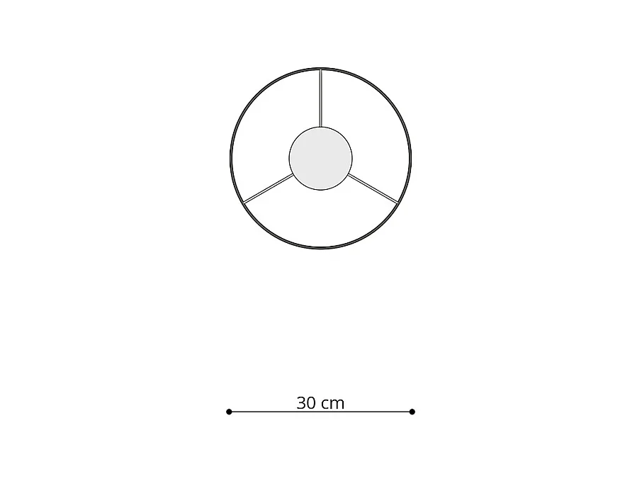 Lampy wiszące nowoczesny Hada, PVC - 1 źródło światła 4000K - L.30 x H.95 cm - wielokolorowy