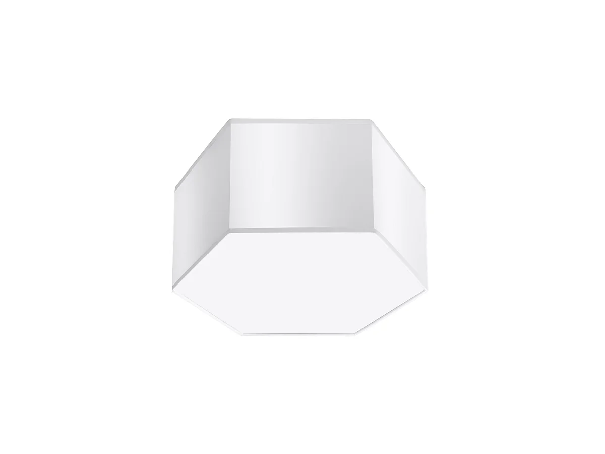 Plafondlampen Solinia modern van  - 2 lichtbronnen 3000K - L.30,5 x H.15,5 cm - wit