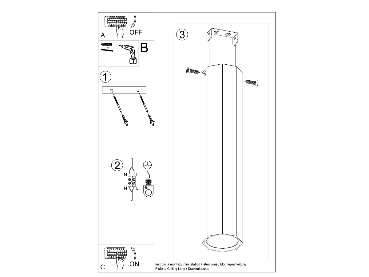 Deckenlampen Xenor skandinavisch aus  Holz - 1 lichtquellen 3000K - L.6 x H. cm - Eiche