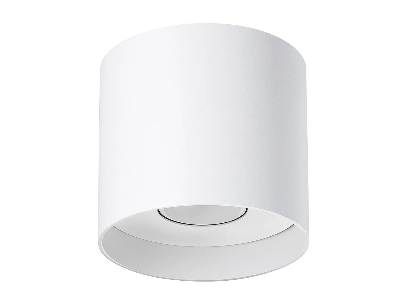 Plafonniers Shiis minimaliste en aluminium - 1 sources lumineuses 3000K - L.12 x H.11 cm - blanc