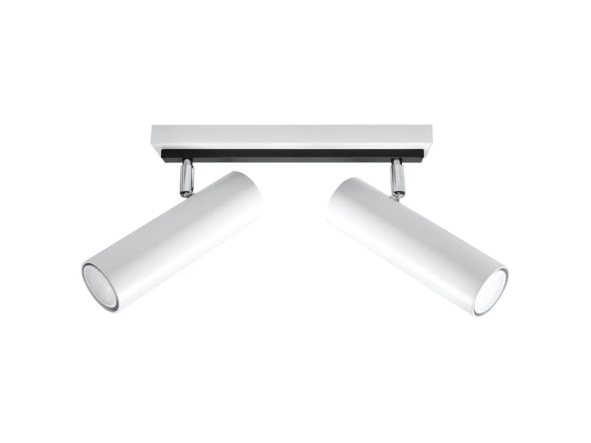 Plafondlampen Invicta modern van  - 2 lichtbronnen 3000K - L.30 x H.20 cm - wit