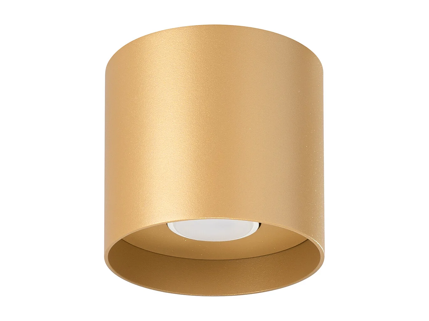 Plafonniers Shiis minimaliste en aluminium - 1 sources lumineuses 3000K - L.12 x H.11 cm - doré