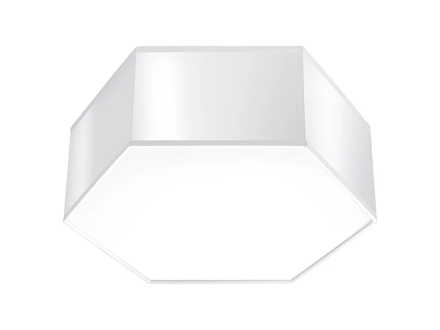 Plafony nowoczesny Solinia, PVC - 2 źródło światła 3000K - L.30.5 x H.11.5 cm - biały