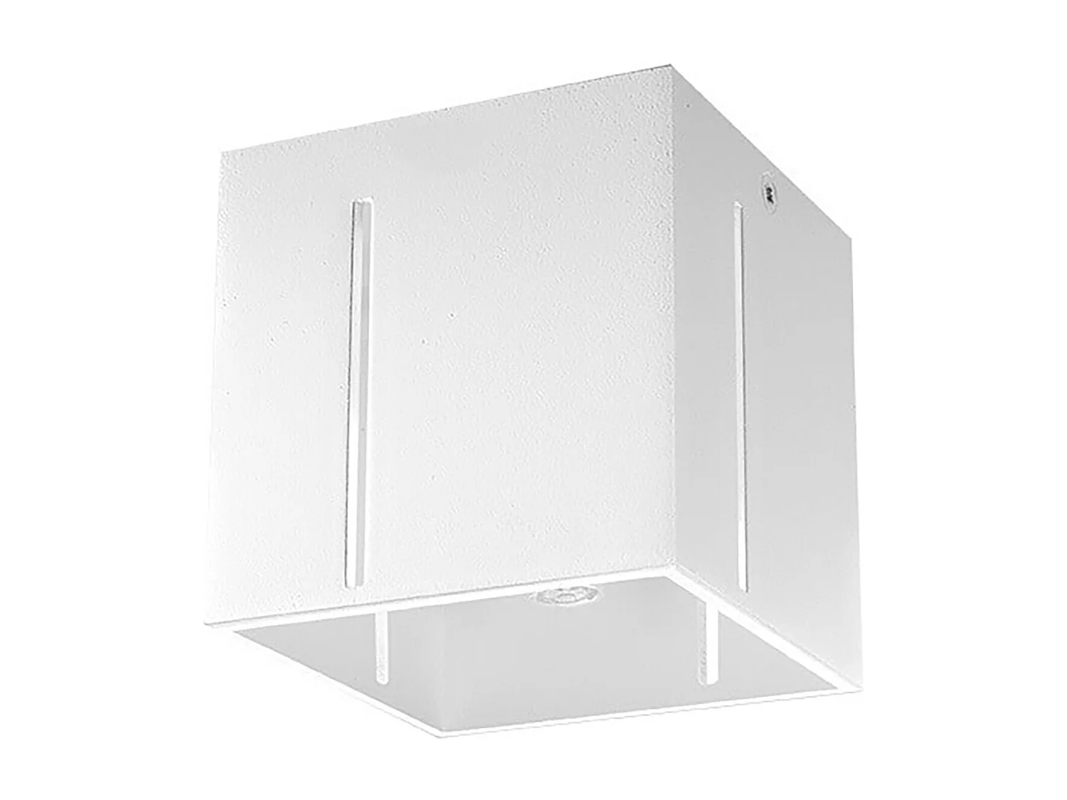 Plafonniers Luminara moderne en aluminium - 1 sources lumineuses 3000K - L.10 x H.10 cm - blanc