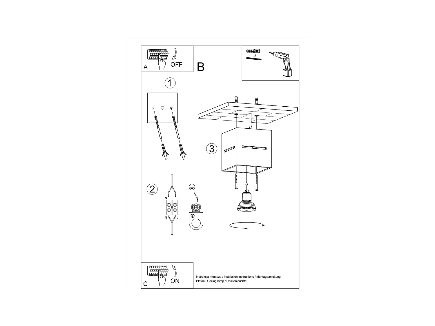 Lámparas de techo Zorbo moderno de aluminio - 1 fuentes luminosas 3000K - L.10 x A.10 cm - gris