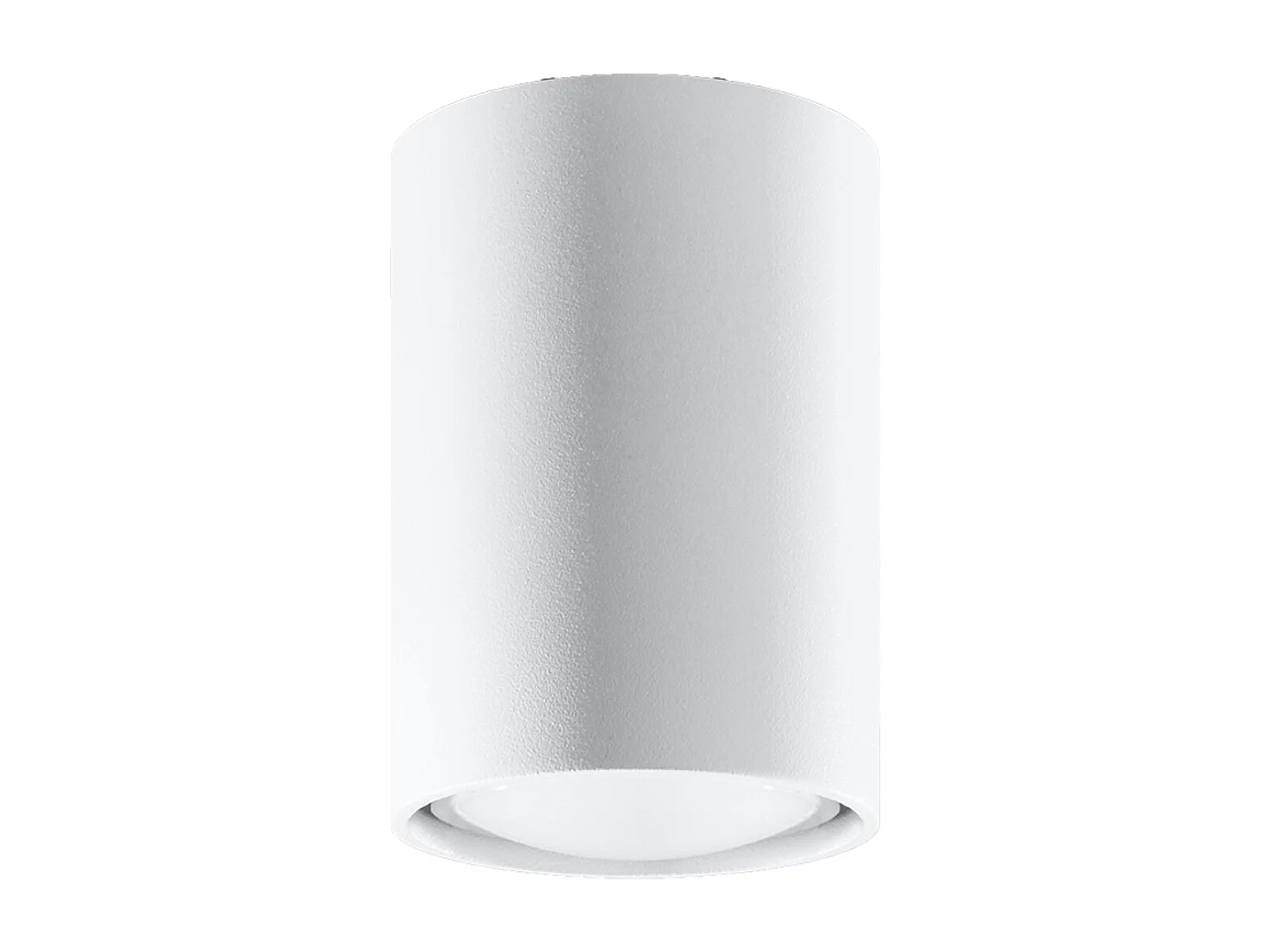 Plafonniers Toris moderne en acier - 1 sources lumineuses 3000K - L.6 x H.10 cm - blanc