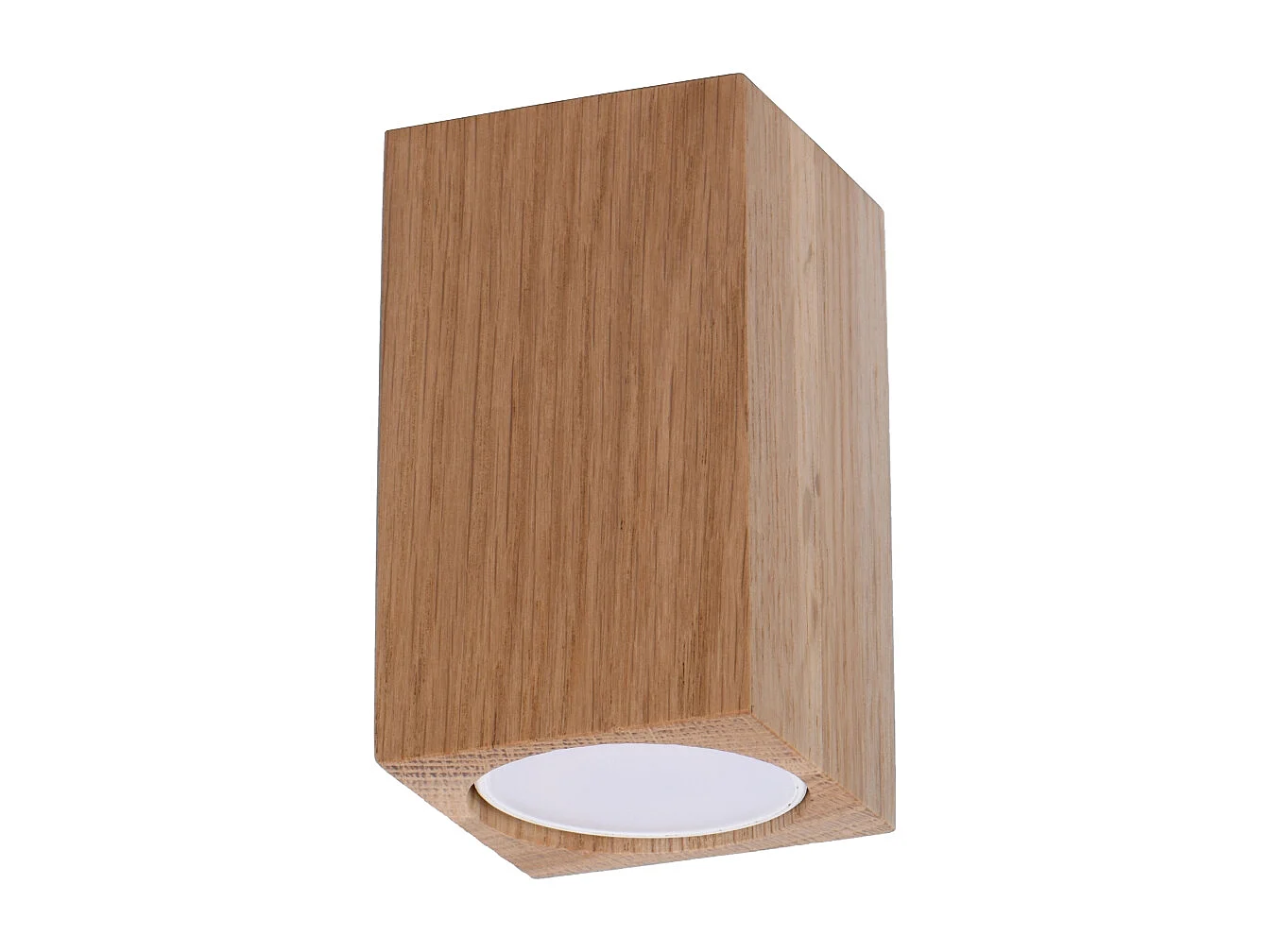 Plafonniers Zezu scandinave en bois - 1 sources lumineuses 3000K - L.6 x H.10 cm - chêne