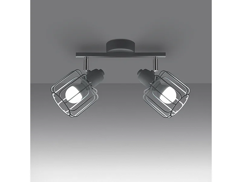 Plafondlampen Celubi modern van  - 2 lichtbronnen 3000K - L.27 x H.19 cm - wit