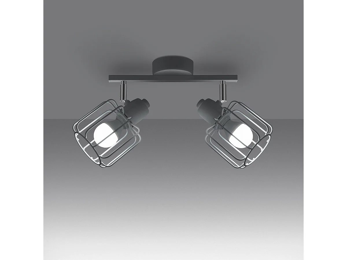 Plafondlampen Celubi modern van  - 2 lichtbronnen 3000K - L.27 x H.19 cm - wit