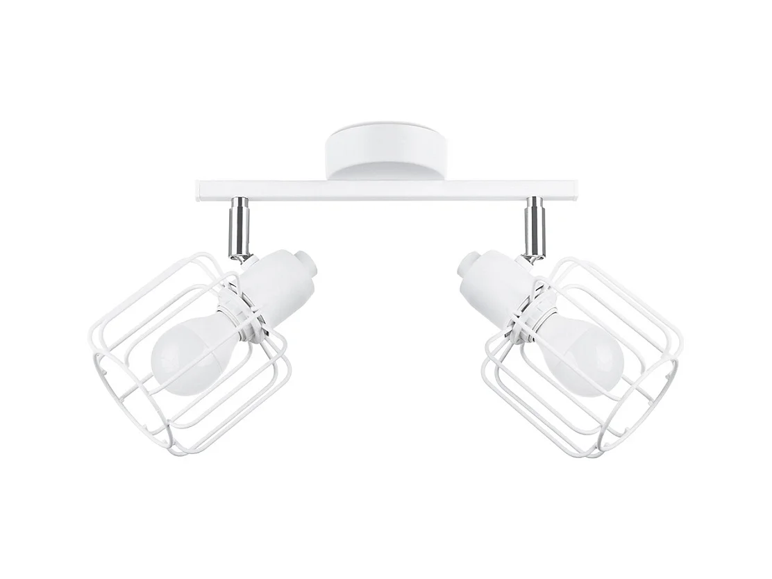 Plafondlampen Celubi modern van  - 2 lichtbronnen 3000K - L.27 x H.19 cm - wit