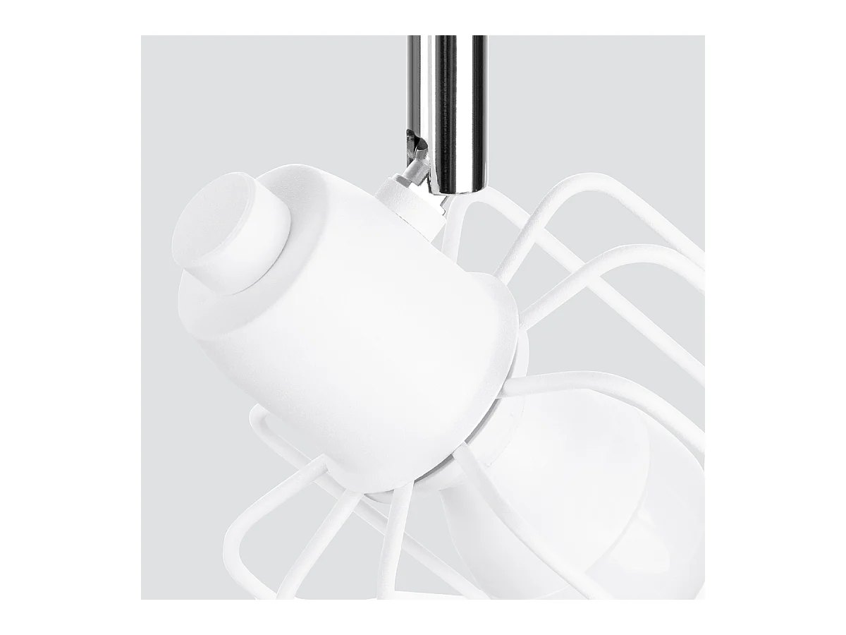 Plafondlampen Celubi modern van  - 2 lichtbronnen 3000K - L.27 x H.19 cm - wit