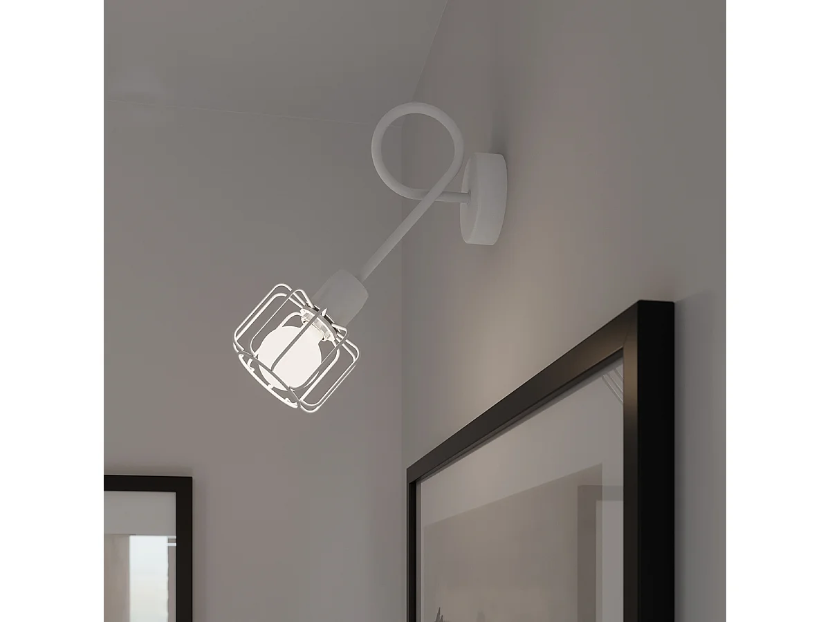 Plafondlampen Celubi modern van  - 2 lichtbronnen 3000K - L.27 x H.19 cm - wit