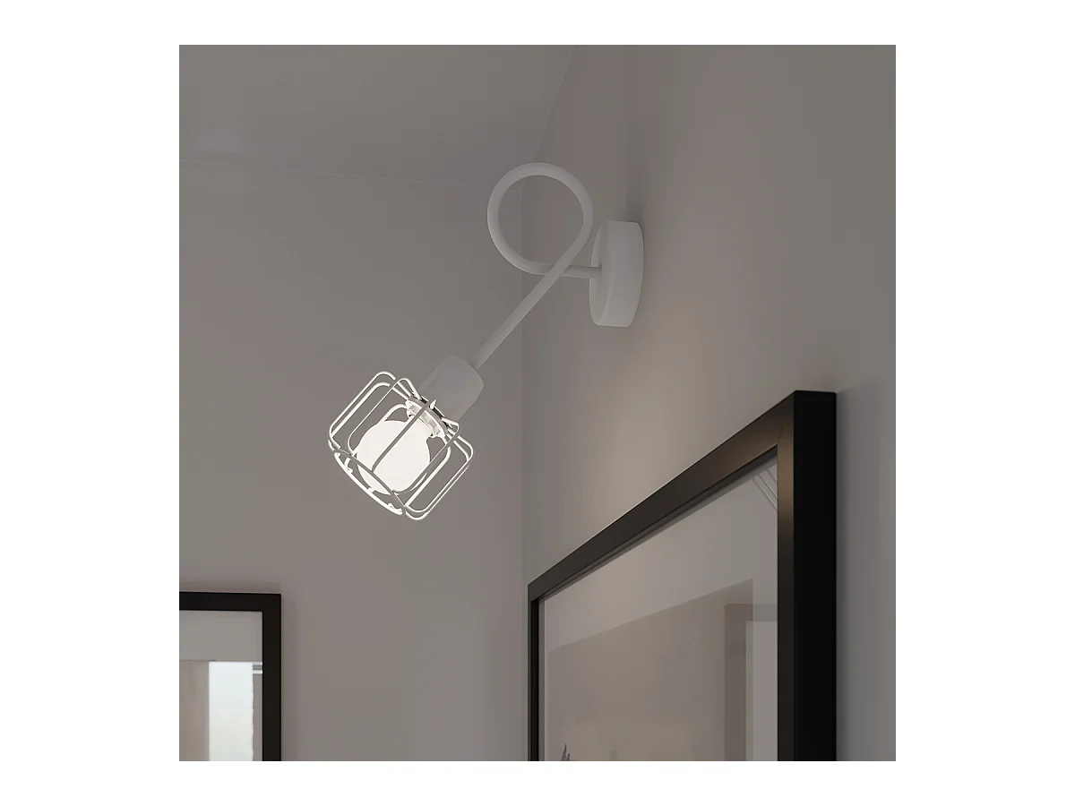 Plafondlampen Celubi modern van  - 3 lichtbronnen 3000K - L.48 x H.19 cm - wit