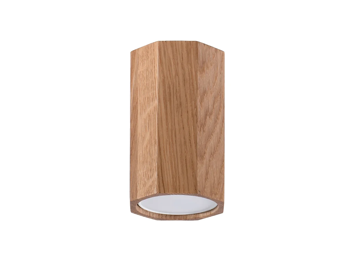 Deckenlampen Xenor skandinavisch aus  Holz - 1 lichtquellen 3000K - L.6 x H. cm - Eiche