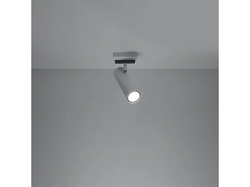 Plafondlampen Invicta modern van  - 1 lichtbronnen 3000K - L.8 x H.20 cm - wit