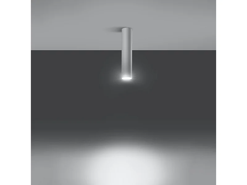 Plafondlampen Toris modern van  - 1 lichtbronnen 3000K - L.6 x H.30 cm - wit