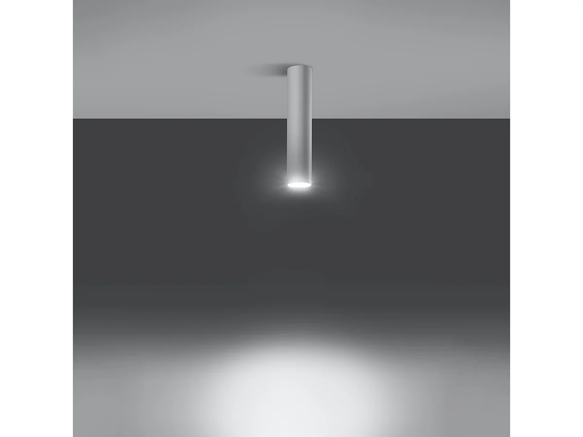 Plafondlampen Toris modern van  - 1 lichtbronnen 3000K - L.6 x H.30 cm - wit