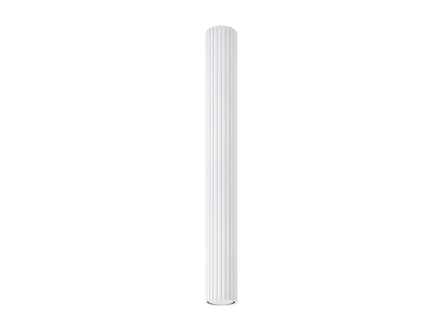 Plafonnier Gloow minimaliste en aluminium - 1 sources lumineuses 3000K - L.6,5 x H.60 cm - blanc