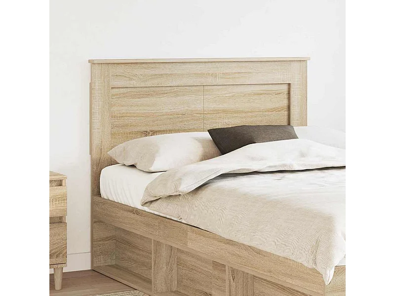 Cabecero con cabecera Roble Sonoma 120 cm Madera contrachapada