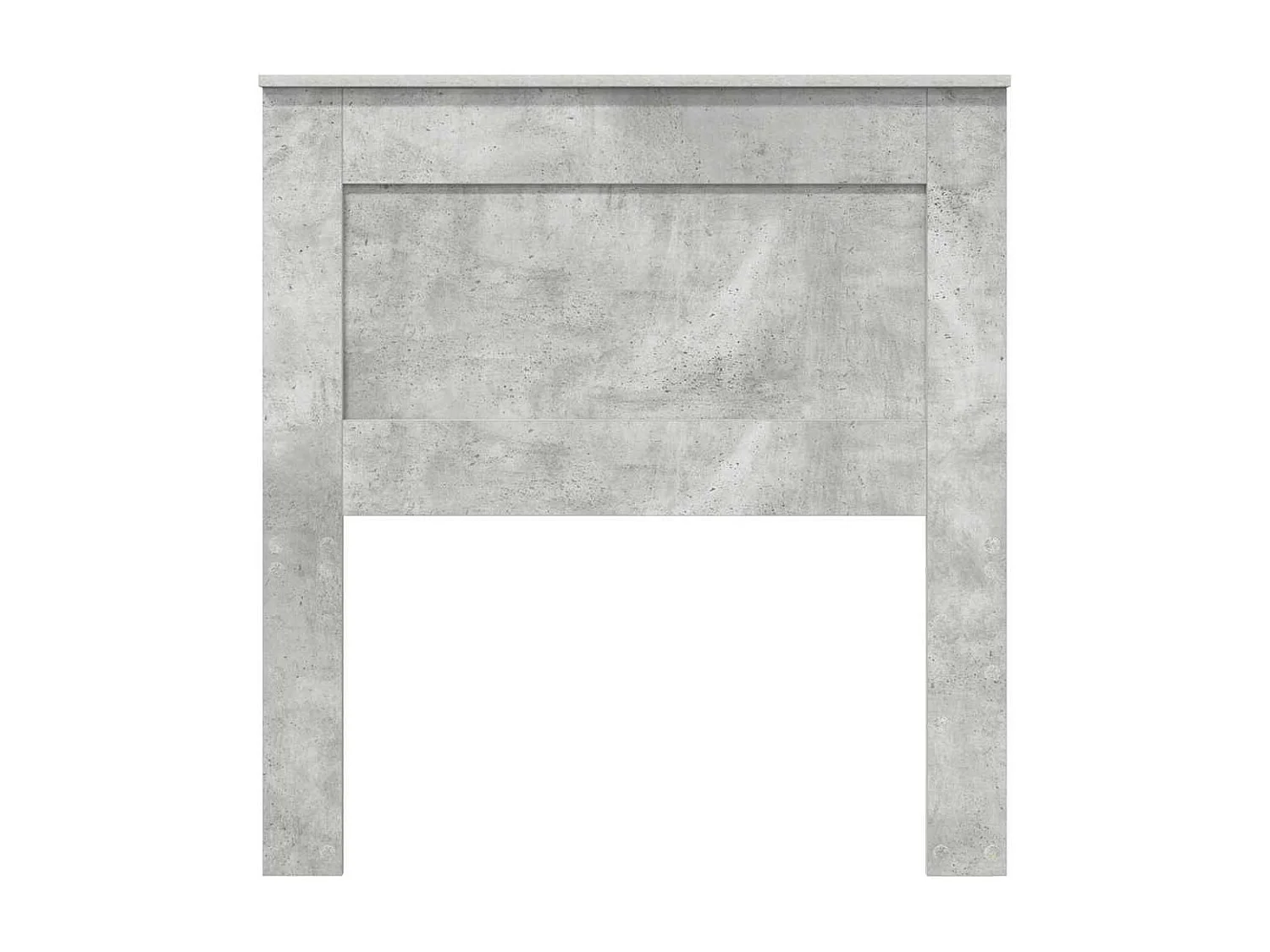 Tête de lit avec tête de lit Gris béton 80 cm Bois d'ingénierie