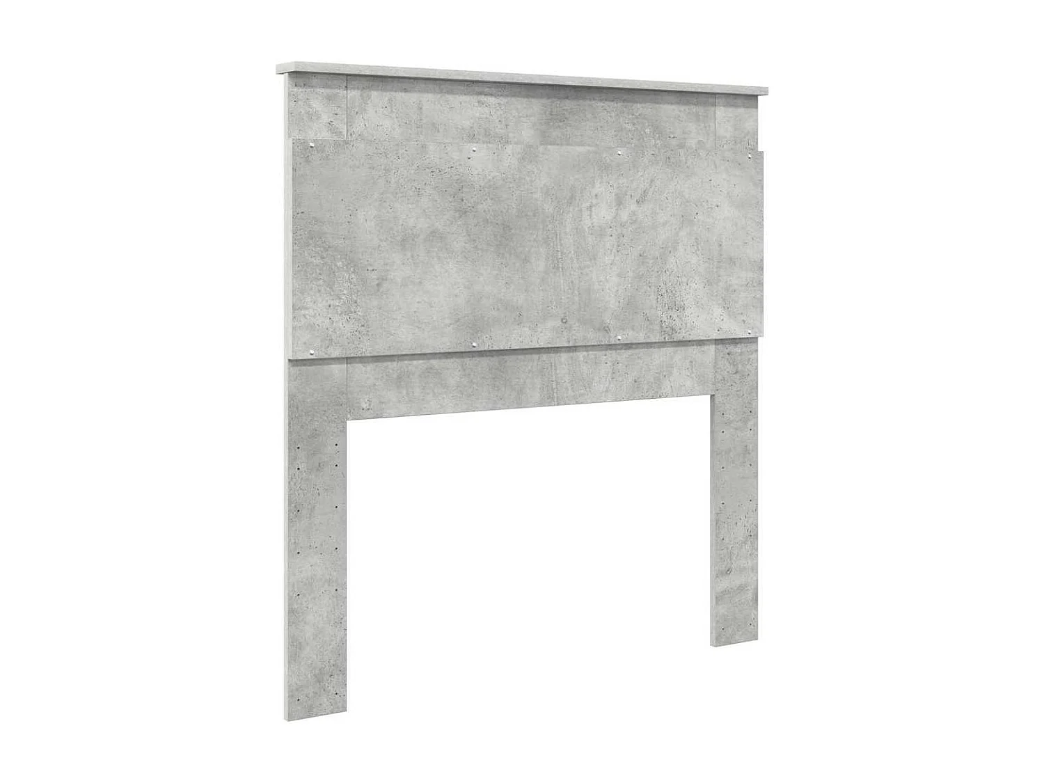 Tête de lit avec tête de lit Gris béton 80 cm Bois d'ingénierie