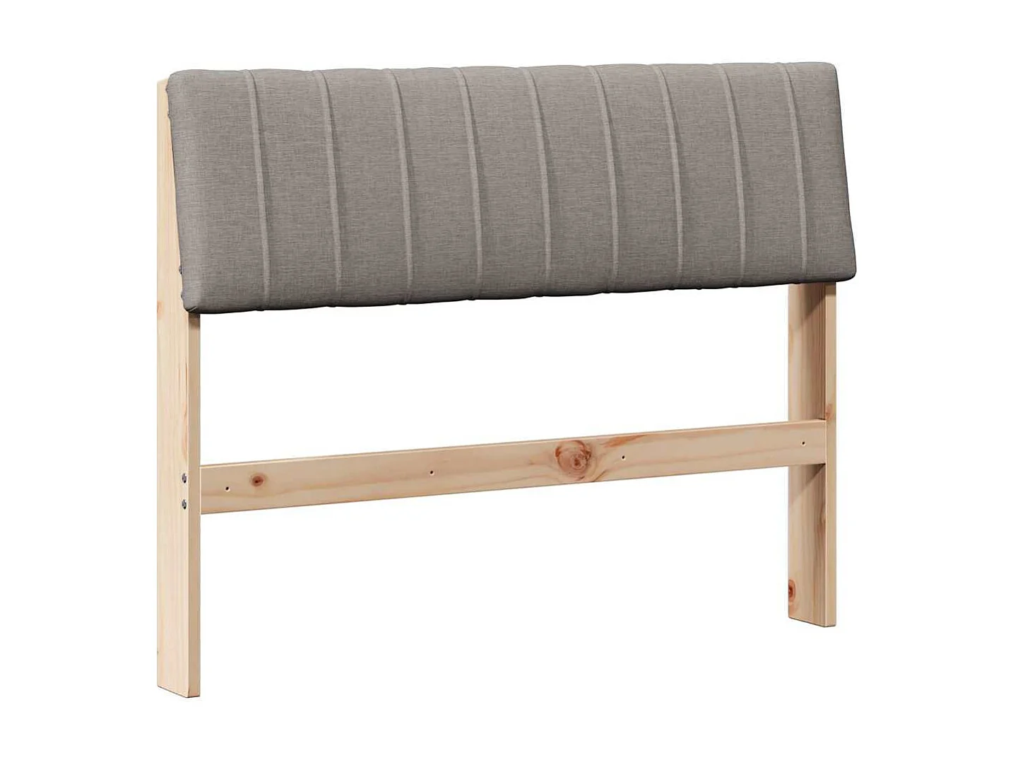 Cabeceira estofada Cinzento-acastanhado 100 cm