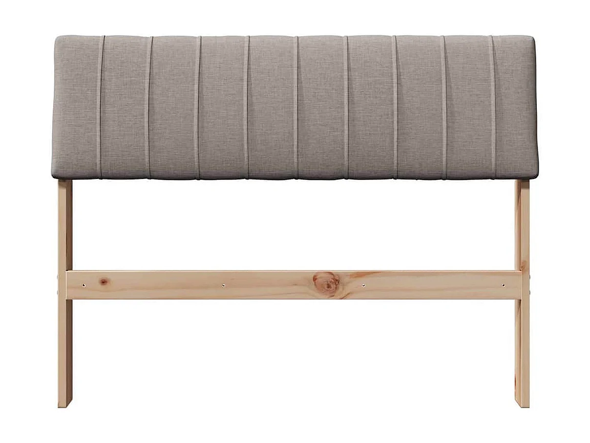 Cabeceira estofada Cinzento-acastanhado 100 cm