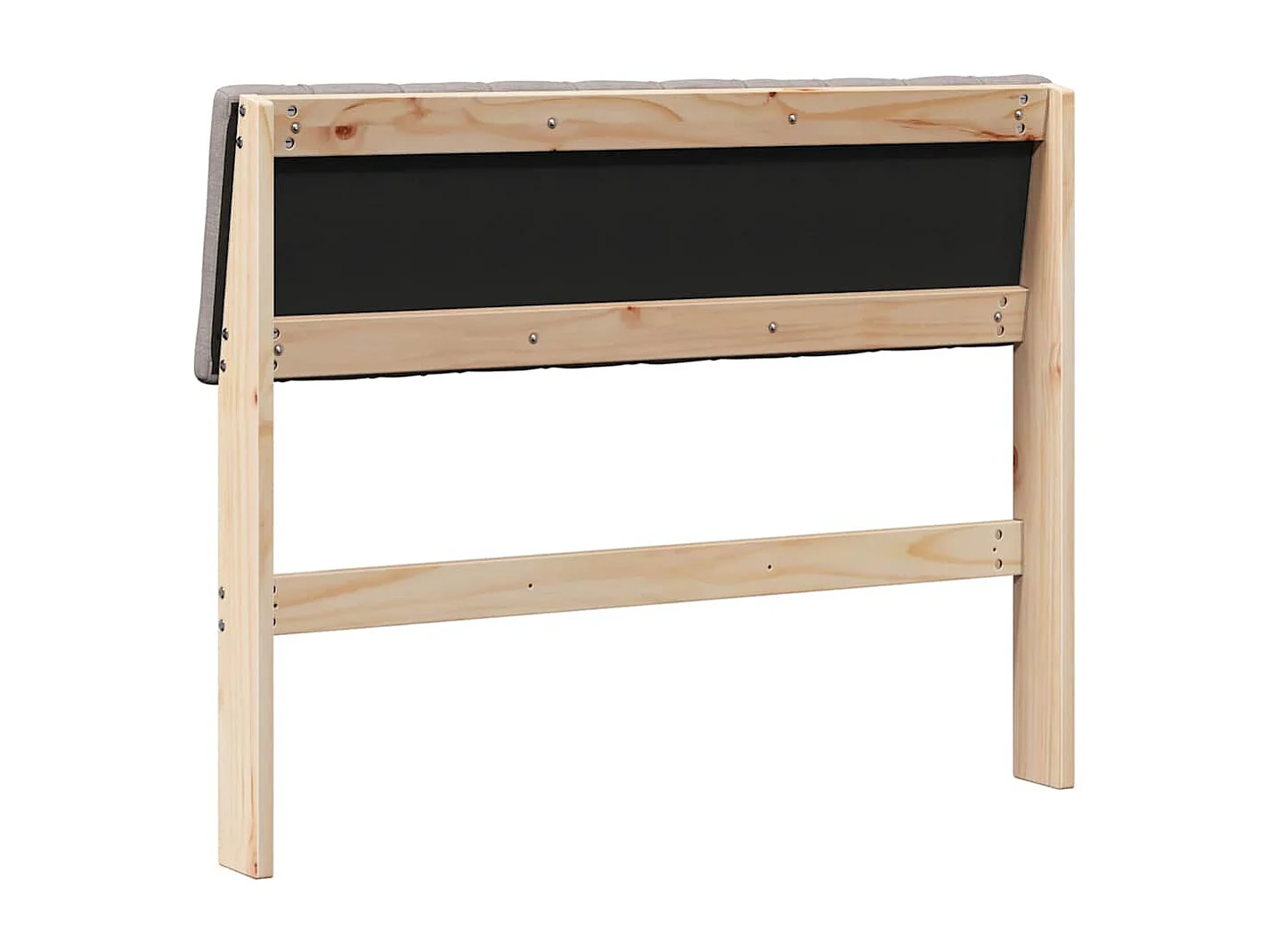 Cabeceira estofada Cinzento-acastanhado 100 cm