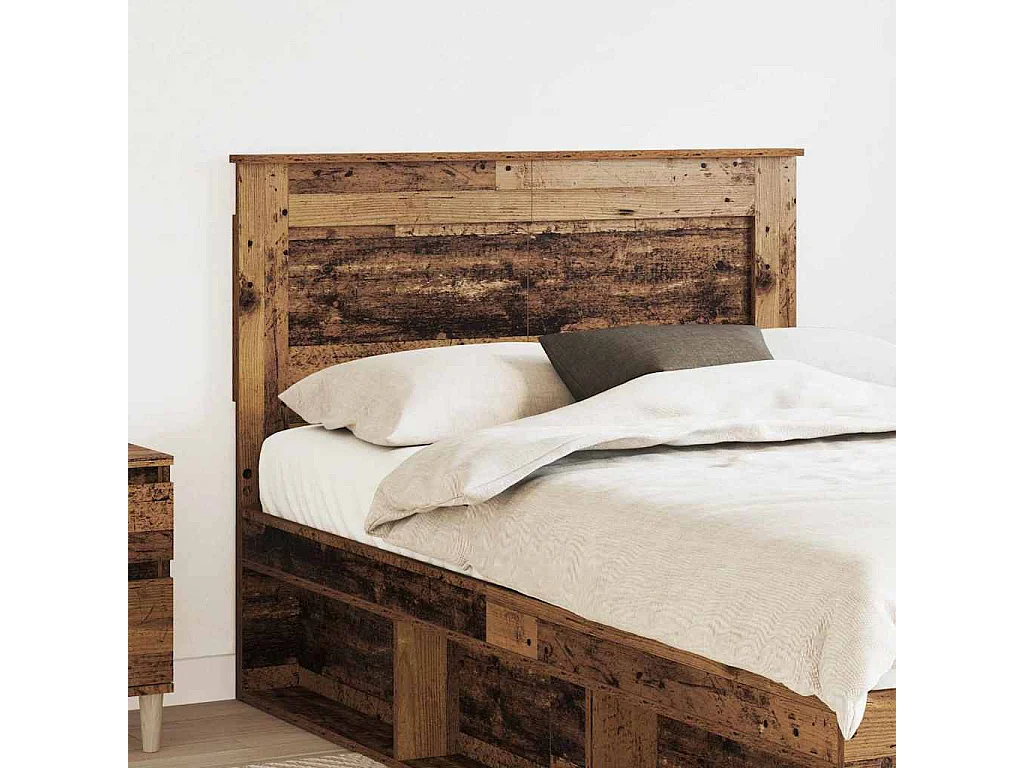 Cabecero con cabecera Madera Vieja 120 cm Madera contrachapada
