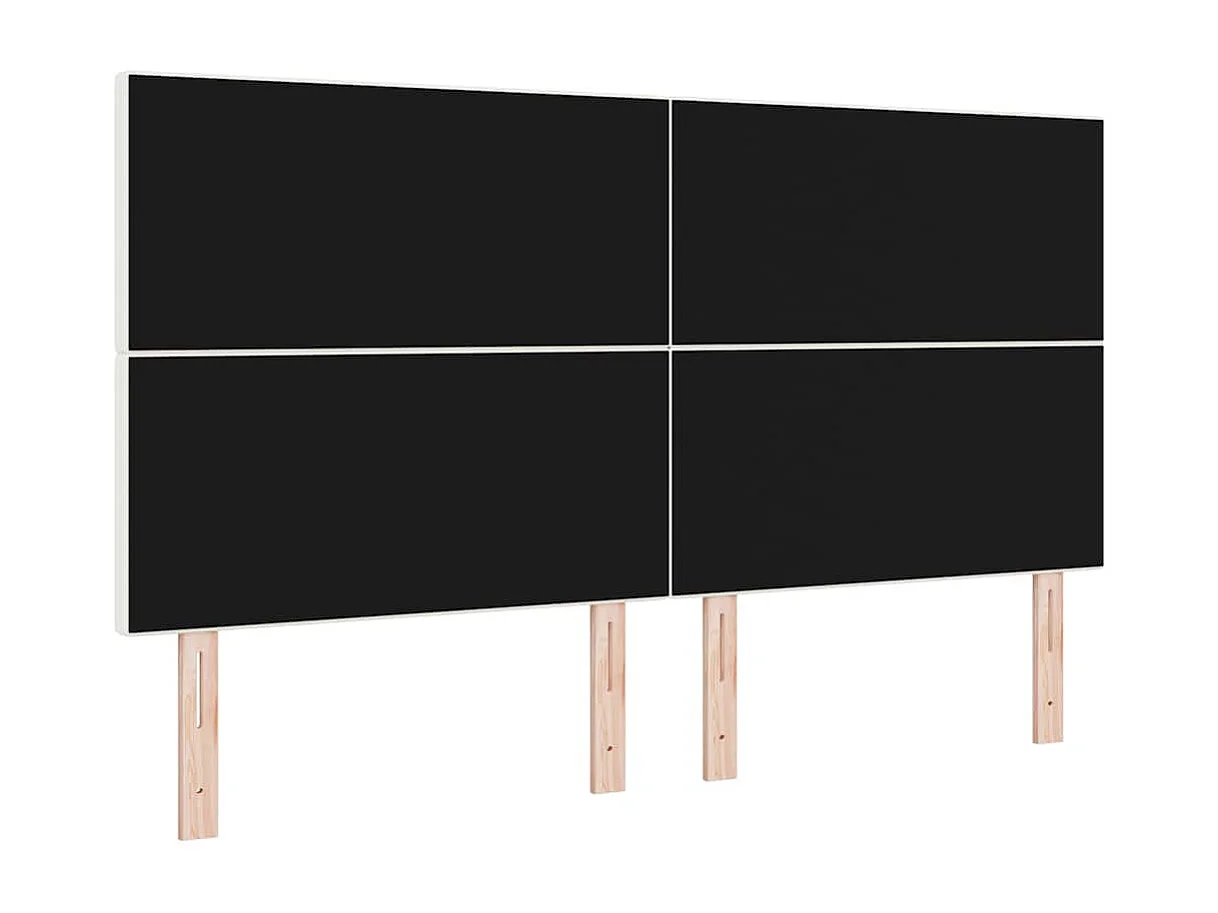 Cabeceira com cabeceira Manual Creme 180 cm Tecido em ribana