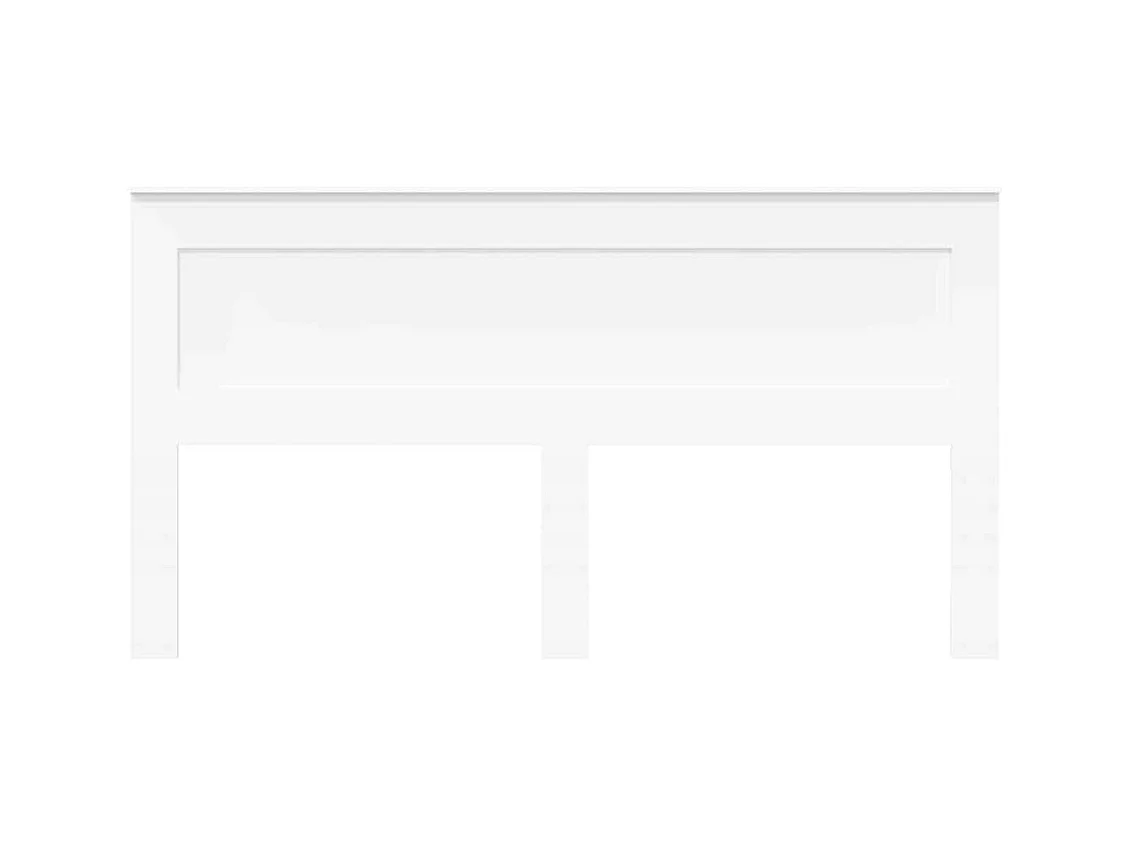 Cabeceira com cabeceira Branco 180 cm Madeira processada