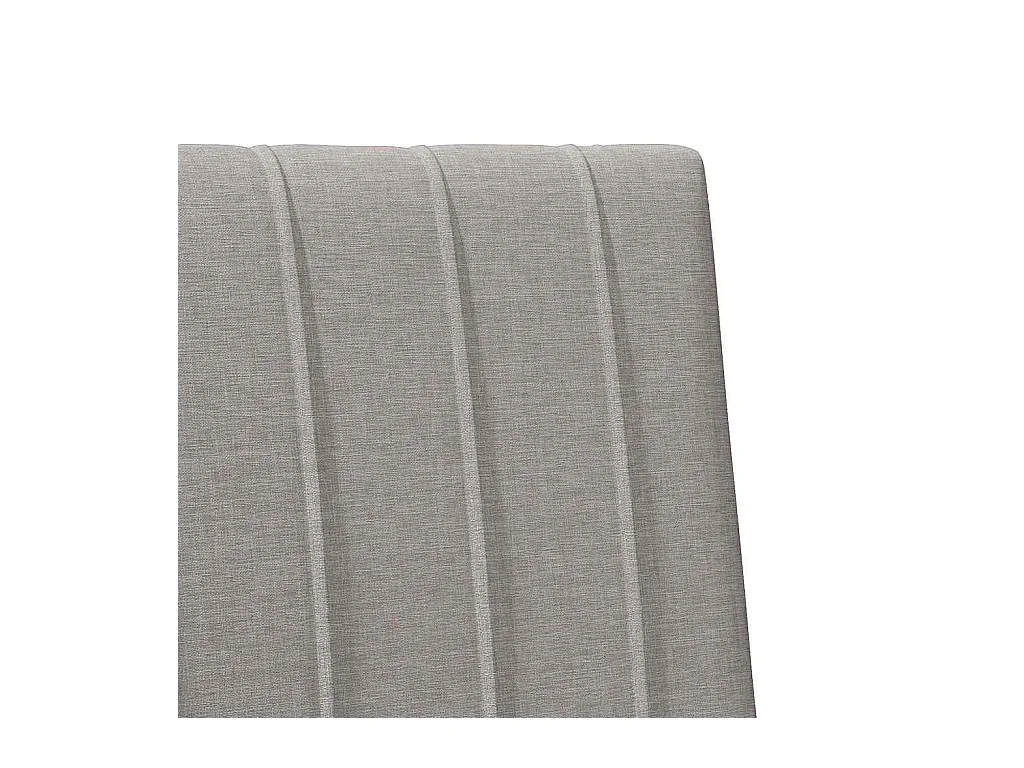 Tête de lit capitonnée Taupe 90 cm Pin massif